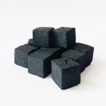 Odorless coconut briquettes for hookah smokers