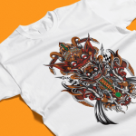 Desain Kaos Sablon Halus