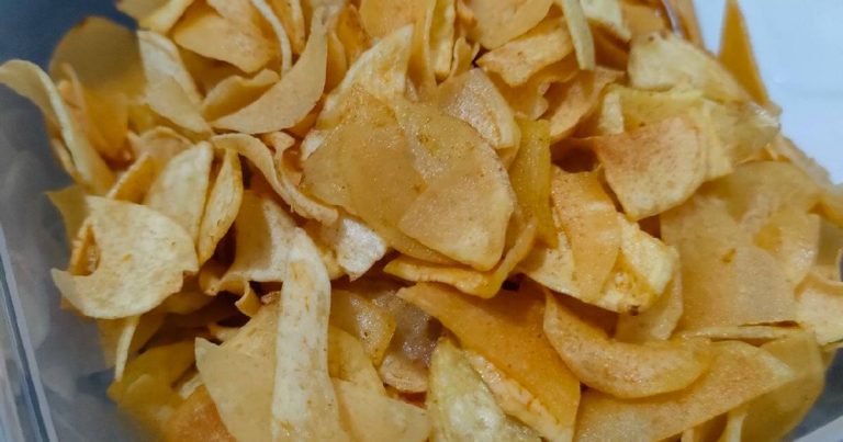 keripik talas vacuum frying UMKM