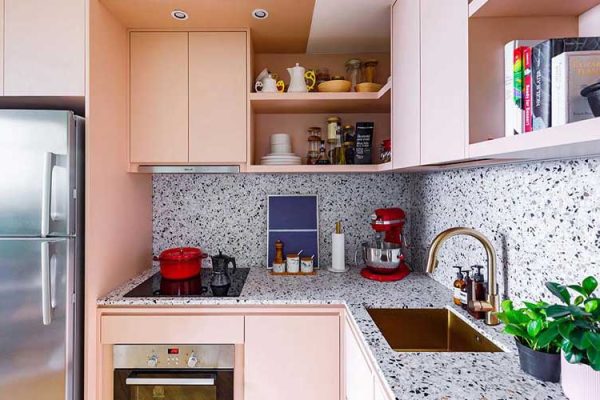 Optimalisasi Kapasitas Ruang Dapur Minimalis