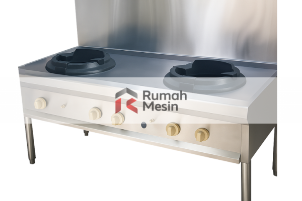 kompor 2 tungku gas tekanan