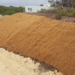 teknik pemasangan jaring sabut kelapa