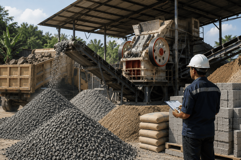 solusi efisiensi usaha material bangunan