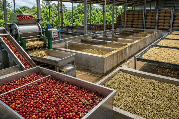 apa saja proses produksi kopi